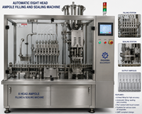 Machine automatique de remplissage et de scellage d'ampoules à huit têtes