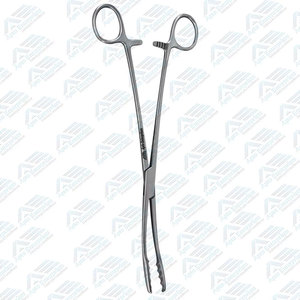 Pinzas Curvas Ulrich con Trinquete de 27 cm, Pinzas de Presión con Inserción de Esponja en la Punta Curva, Instrumento Médico de 10.5 Pulgadas, Pinzas para Aplicación de Apósitos - Product Image 4