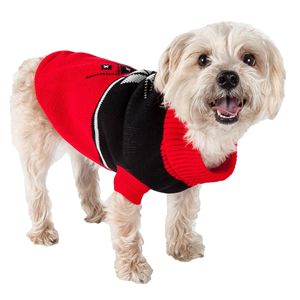 Maglione per Cani a Collo Alto con Motivo a Fiocchi di Neve, Abbigliamento per Animali Domestici alla Moda - Product Image 1