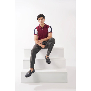 Chemises polo pour hommes de haute qualité à manches courtes avec poche, chemises de sport respirantes pour hommes, t-shirts décontractés à col athlétique - Product Image 3
