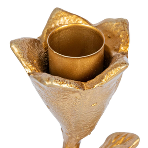 Candelero de Latón Hecho a Mano, Duradero, de Diseño Elegante y Natural, para el Hogar, para Múltiples Ocasiones: Bodas, Pascua, Navidad, San Valentín - Product Image 3