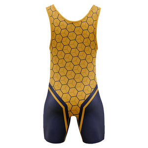 Singlet Deportivo de Alta Calidad para Hombre, Diseño Sublimado, Secado Rápido, para Gimnasio, Fitness, Levantamiento de Pesas, Sin Mangas, para Lucha Libre - Product Image 2