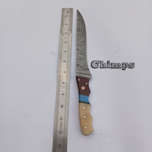 Couteaux de Chef en Acier Damas Faits Main Écologiques de Haute Qualité pour la Cuisine Extérieure, la Découpe de Fruits et le Filetage du Poisson (Vente en Gros) - Product Image 6
