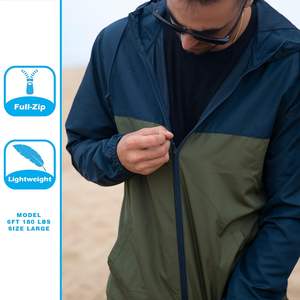 Mens Waterproof Windbreaker Hoodie Winter Camouflage <b>Jacket</b>, Color Block Design, <b>Packable</b> & Windproof Woven Outerwear - Product Image 2