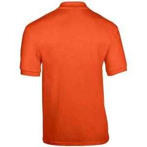 OEM Custom Logo <b>3</b>-Button for Polo Shirt Moisture Wicking Adult Athletic Jersey Solid Orange Short Sleeve Jersey with Custom Logo - Product Image 4