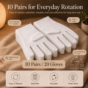 Guantes de Seguridad de Calidad Superior Antideslizantes con Forro de Algodón, Diseño Único con Puntos de Silicona en la Palma, Precios Bajos - Product Image 4