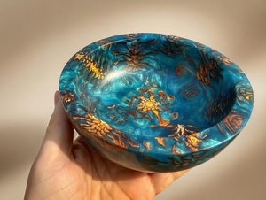 Bol à salade en résine de haute qualité, disponible en plusieurs couleurs et styles de personnalisation, idéal pour servir et comme vaisselle de table. - Product Image 2