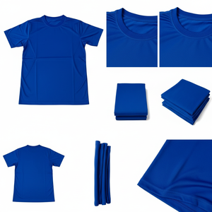 T-shirt uni pour homme 100% coton tricoté respirant écologique confortable léger décontracté pour tous les jours avec logo personnalisé - Product Image 5