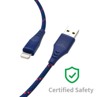 Câble de charge rapide USB-A vers USB-C en cuivre pur exquis avec gaine en PVC et blindage tressé en nylon, certifié USB-IF, en stock !