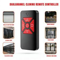Télécommande sans fil universelle HFY 315/433 MHz avec apprentissage du code, 5 boutons, indicateur LED de confidentialité, portée >50 m
