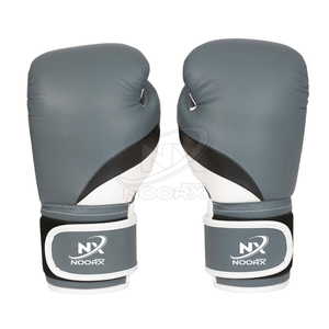 Guantes de Boxeo de Cuero Premium de Alta Calidad, Resistentes al Viento, Ajustables con Correa, Transpirables, Ligeros, Personalizables para Adultos - Product Image 1