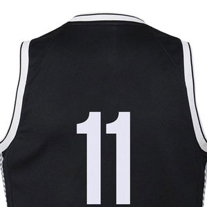 เสื้อบาสเก็ตบอลแบบสั่งทำพิเศษ INDEX APPAREL สีดำ คอวี แขนกุด ผ้าตาข่าย เบอร์ 11 สำหรับผู้ใหญ่ 男女  ซับเหงื่อได้ดี - Product Image 6