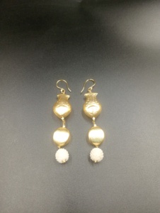 Pendientes de Aro Chapados en Oro Vintage de Amaira Jewels, con Perlas de Imitación, Joyería de Moda de Aleación, Regalo Geométrico para Mujer - Product Image 4