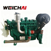 Mesin Diesel 4 Silinder 3600RPM Kecepatan Tinggi, Mesin Industri Berpendingin Air 3000RPM untuk Pompa Drainase Kota 4102 30KW 2400RPM