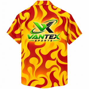 Chemise Hawaïenne Décontractée Homme Vantex Sports Manches Courtes Été Respirante 100% Polyester Popeline 140g Motif Imprimé Col Rabattu - Product Image 4