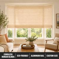 Persianas Romanas Inalámbricas de Grado Comercial, Impermeables y Opacas, para Proyectos de Construcción en EE. UU. y Canadá, Fabricante OEM ODM Directo de Fábrica