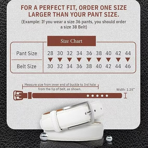 Ceinture en cuir décontractée pour homme, véritable cuir de luxe, boucle en acier, légère et confortable - Product Image 4