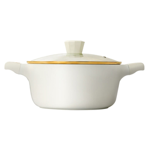 Modern Non Stick Casserole <b>Pot</b> Featuring Granite Stone Coating Multi Layer Aluminum Construction Tempered Glass Cover - Product Image 4