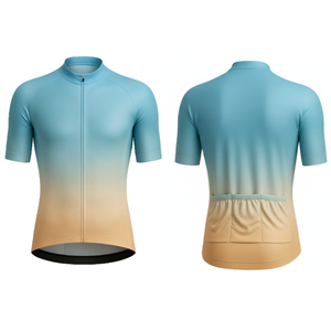 Maillot de Ciclismo Unisex Aero Fit Pro, Diseño Degradado Ombre, Spandex/Poliéster, Transpirable, Secado Rápido, Manga Corta, 160g - Product Image 2