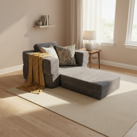 Canapé-lit futon contemporain sous vide, compact et convertible, pour maisons de retraite et établissements de soins – Vente en gros
