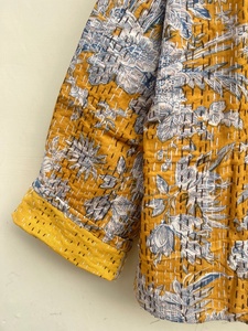 Meilleure vente de vêtements pour femmes Etsy Kantha Jacket Kimono Robe populaire maintenant Kantha Short Jacket - Product Image 2