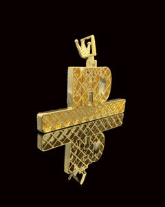 Colgante Personalizado de Hip Hop con Diseño de Hielo y Circonitas Cúbicas - Product Image 3