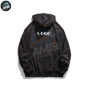 Sweat-shirts à capuche imprimés en relief pour hommes, qualité supérieure, prix abordable, en promotion, en coton mélangé, coupe ample, style décontracté - Product Image 3