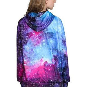 Ventes en gros de sweats à capuche pour femmes respirants et à séchage rapide, impression par sublimation, service OEM, légers, de haute qualité - Product Image 4