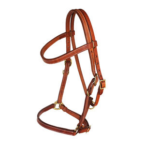 Equipo para Caballos, Brida, Productos Ecuestres, Cabestro para Caballo, Accesorios para Caballo, Brida de Cuero Marrón - Product Image 1