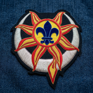 Custom Embroidered 3D Cap Badge with Anchor and Laurel Wreath Lace Design Safety <b>Pin</b> <b>Sew</b>-On Fabric Patch for Uniform Garment - Product Image 5