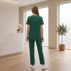 Custom Short Sleeve Nurse Scrub Scrub Suit \ Short Sleeve Nurse Scrub Pants | Surgical <b>Doctors</b> Hospital Suit Nursing Scrubs <b>Set</b> - Product Image 3