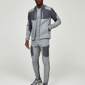 Ensemble de survêtement pour homme en coton 100% - Style streetwear, chaud et confortable, avec sweat à capuche et pantalon de jogging - Product Image 2