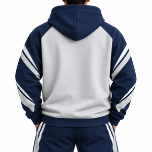 Sweat-shirt pour homme SINEWY, manches raglan, pull sportif avec poche, coupe classique, vêtement d'automne, 100% polyester respirant - Product Image 2