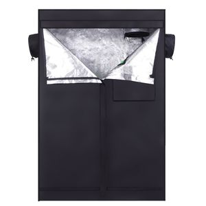Serre de culture hydroponique démontable LY Home Use 120*60*180 en PVC avec fenêtre et couverture noire pour l'irrigation des fermes aquaponiques - Product Image 4