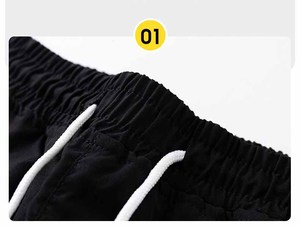 Plus Size Men's Summer Casual Cargo Pants Windproof Breathable Canvas Drawstring Closure Pockets Eco-Friendly - Product Image 2