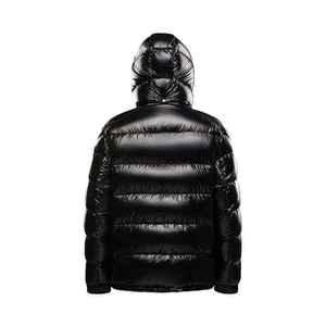 Outdoor Light Warm Men's Waterproof Streetwear <b>Jacket</b> Stand Collar <b>Hooded</b> Winter Filled Down Puffer <b>Fur</b> Shell - Product Image 2