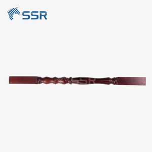 Balustre décoratif en bois finition brun foncé SSR pour rampes d'escalier intérieures et systèmes de main courantes - Product Image 3