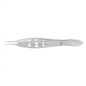 คีมผ่าตัดตาแบบตรง McPherson Tying Forceps คีมผ่าตัดขนาดเล็กที่มีความแม่นยำสูง ทำจากสแตนเลสสตีล ปลายแหลม สำหรับการผ่าตัดดวงตา - Product Image 1