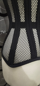 Corsés de malla con doble varillaje de acero bajo el busto, los más vendidos, fajas moldeadoras para mujer de talla grande - Product Image 3