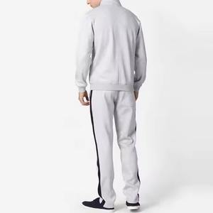 Ensemble de vêtements pour hommes, sweat-shirts et pantalons, ensemble décontracté en coton 100%, sweat-shirts pour hommes, ensemble slim pour hommes, pantalons, costumes, manches longues, couleur unie - Product Image 4