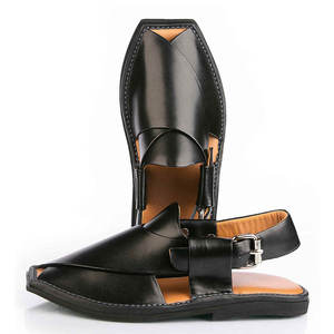 Luxury <b>Brown</b> Suede Finish Peshawari Chappal Kheri for <b>Men</b> Traditional Wedding <b>Sandals</b> Peshawari Chappal Kheri Soft Lining Adjust - Product Image 3
