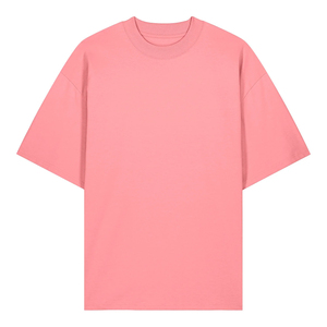 Camisetas Extra Grandes Personalizadas, Estilo Urbano, Cuello Redondo, Color Sólido, Algodón, Ropa Casual, Fabricante de Marca Privada OEM - Product Image 1