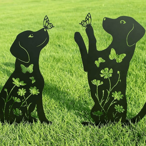 CIFbuy Set di 2 Pali Decorativi da Giardino a Forma di Ponte Arcobaleno per Animali Domestici, Resistenti alle Intemperie, Decorazione Commemorativa per Esterni, TikTok per Temu Pick Yard - Product Image 1