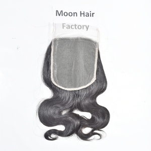 Extensiones de Cabello Natural Virgen Remy con Cierre Ondulado Indio, Textura Suave, Calidad Premium, Doble Trama a Máquina, Venta al por Mayor - Product Image 2
