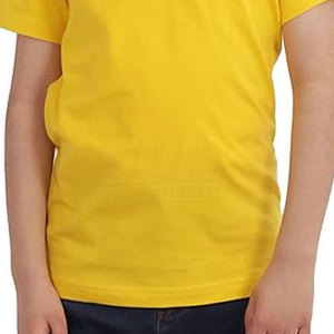 Camisetas 100% Algodón, Sólidas, Transpirables y Ecológicas para Niños, con Logotipo Personalizado, al por Mayor, Estampadas, de Corte Holgado y Estilo Moderno - Product Image 6