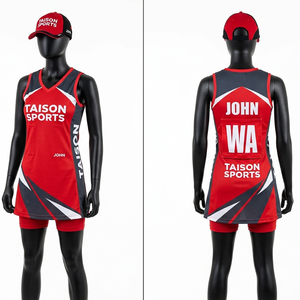 Uniforme de netball en polyester et élasthanne de qualité supérieure, 180 GSM, jaune fluo et noir, dos nageur, impression par sublimation, logo personnalisé - Product Image 4