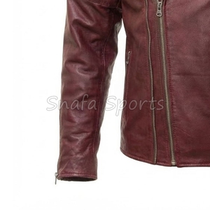 Veste tendance élégante de qualité supérieure, confortable, en cuir pour hommes, en vente au prix de gros - Product Image 4