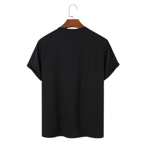 เสื้อยืดคอกลมผู้ชายคุณภาพพรีเมียม ผ้าฝ้ายนุ่ม สวมใส่สบายทุกวัน ระบายอากาศได้ดี แฟชั่นสตรีทแวร์ - Product Image 1
