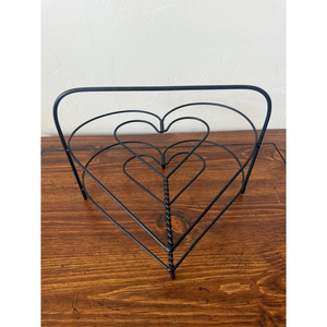Corazón Decorativo de Hierro Forjado Negro Vintage para Colgar en la Pared, Decoración Metálica en Forma de Corazón para el Hogar y el Jardín - Product Image 5