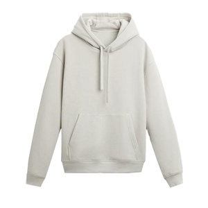 Custom Heavyweight 100% Cotton Drop Shoulder <b>Hoodie</b> <b>Plain</b> Solid Unisex Oversized Pullover Sweatshirt Streetwear Winter Moisture - Product Image 4